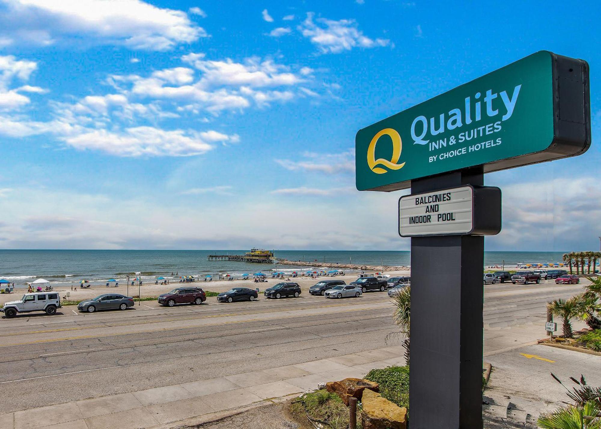 Quality Inn & Suites Galveston - Beachfront Exterior foto